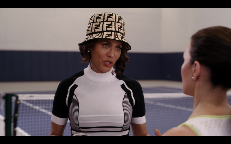 Fendi Hat and Fila Top Worn by Nicole Ari Parker as Lisa Todd Wexley in And Just Like That… S01E07 Sex and the Widow (1)