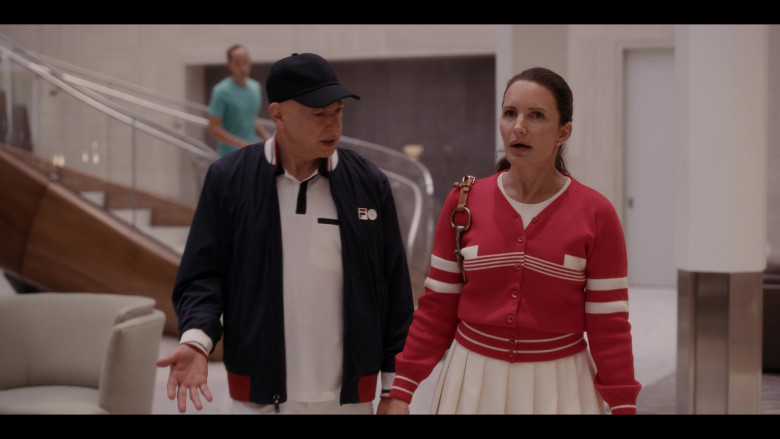 Fila Men's Bomber Jacket of Evan Handler as Harry Goldenblatt in And Just Like That… S01E07 Sex and the Widow (2022)