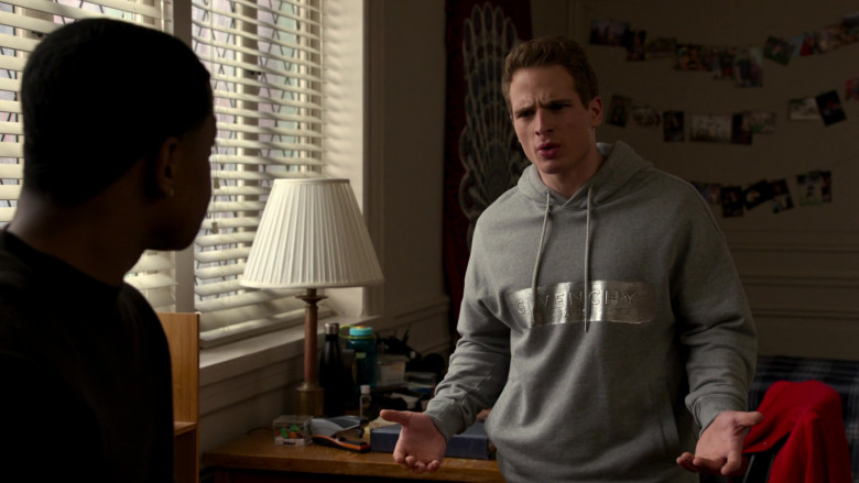 Givenchy Men's Hoodie of Gianni Paolo as Brayden Weston in Power Book II Ghost S02E09 A Fair Fight (2)