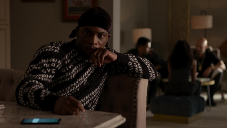 Givenchy Sweaters Worn by Woody McClain as Cane Tejada in Power Book II Ghost S02E06 What’s Free (2)