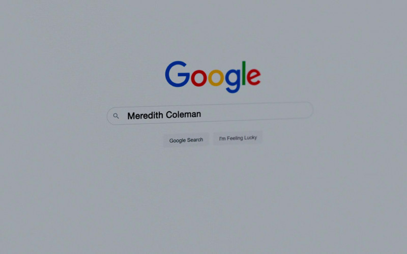 Google Web Search Website in The Woman in the House Across the Street from the Girl in the Window S01E04 (2022)