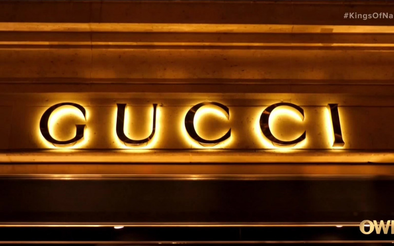 Gucci Sign in The Kings of Napa S01E01 Pilot (2022)