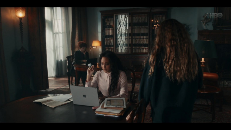 Microsoft Surface Laptop Computer in A Discovery of Witches S03E04 (1)