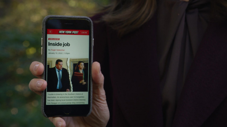 New York Post Website in Blue Bloods S12E11 On the Arm (2022)