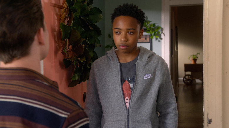 Nike Hoodie of Dallas Dupree Young as Kenny Payne in Cobra Kai S04E03 Then Learn Fly (1)