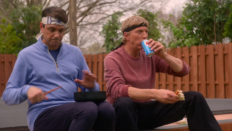 Royal Crown Cola Enjoyed by William Zabka as Johnny Lawrence in Cobra Kai S04E03 Then Learn Fly (2021)