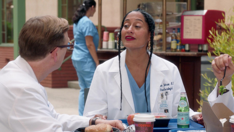 S.Pellegrino Sparkling Natural Mineral Water of Tracee Ellis Ross as Rainbow Johnson in Black-ish S08E03 Bow-Mo (2)