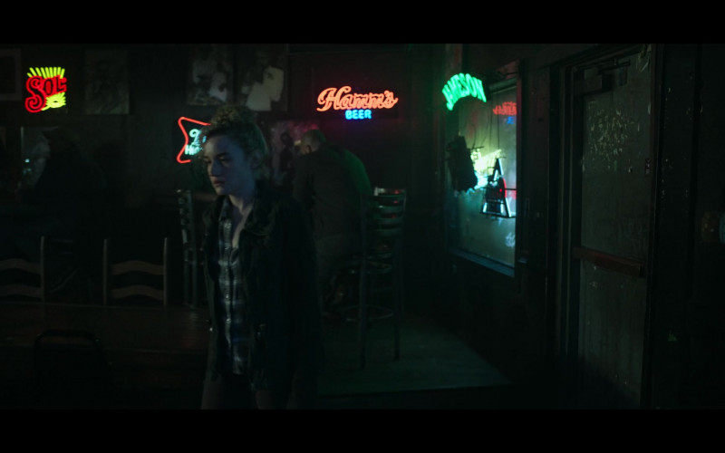 Sol, Hamm's Beer and Jameson Irish Whiskey Signs in Ozark S04E06 Sangre Sobre Todo (2022)