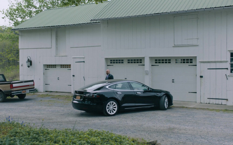 Tesla Model S Black Car of Corey Stoll as Michael Thomas Aquinius Prince in Billions S06E01 Cannonade (2022)