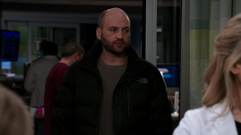 The North Face Men's Jacket in Chicago Med S07E12 What You Don't Know Can't Hurt You