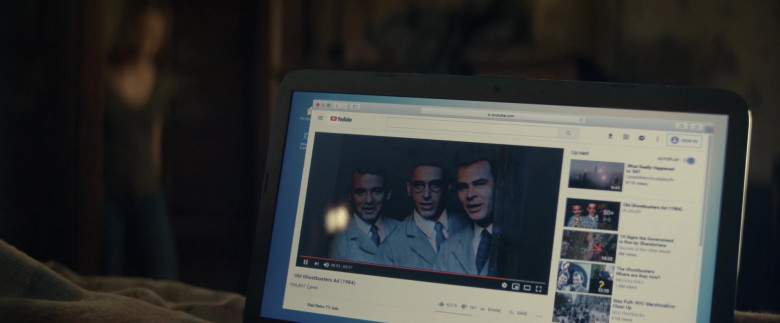 Youtube Website in Ghostbusters Afterlife (2021)