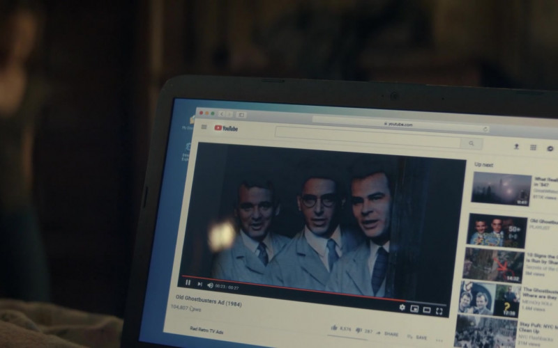 Youtube Website in Ghostbusters Afterlife (2021)