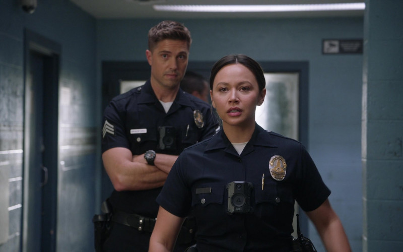 xon Bodycam of Melissa O'Neil as Lucy Chen in The Rookie S04E11 End Game (1)
