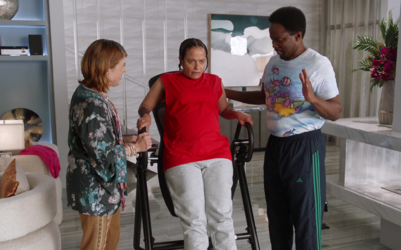 Adidas Men’s Track Pants in Claws S04E10 Mercy (2022)
