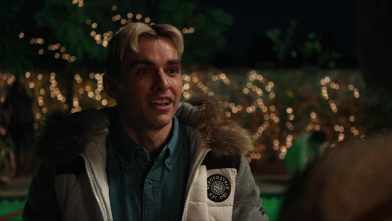Aeropostale Jacket of Dave Franco as Xavier in The Afterparty S01E05 High School (2)
