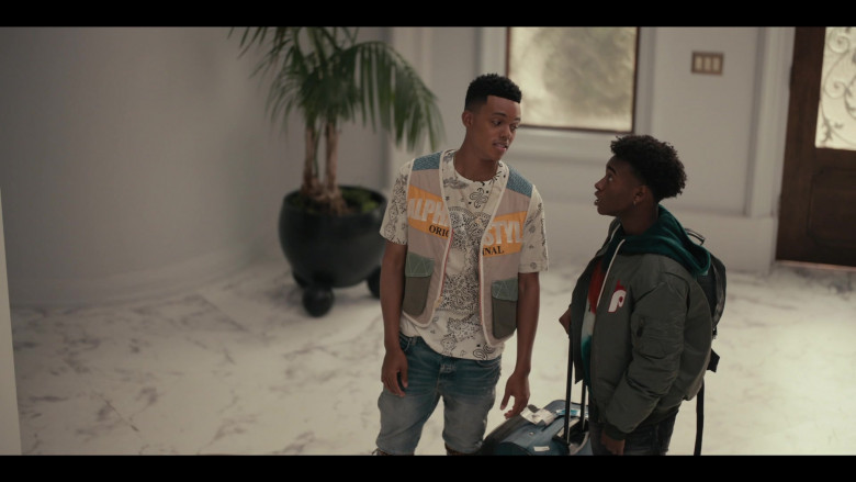 AlphaStyle Vest Worn by Jabari Banks as Will Smith in Bel-Air S01E05 PA to LA (2)