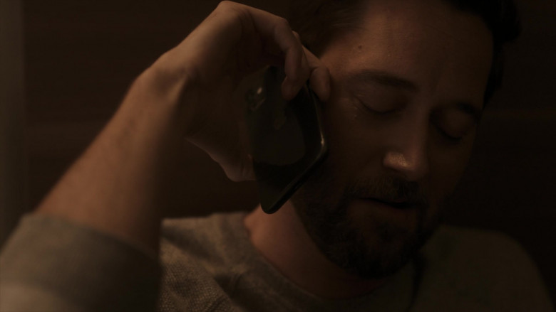 Apple iPhone Smartphone of Ryan Eggold as Dr. Max Goodwin in New Amsterdam S04E15 Two Doors (2022)