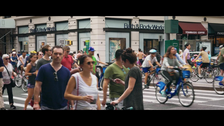 Bath & Body Works Store and Starbucks Coffee in Marry Me (2022)