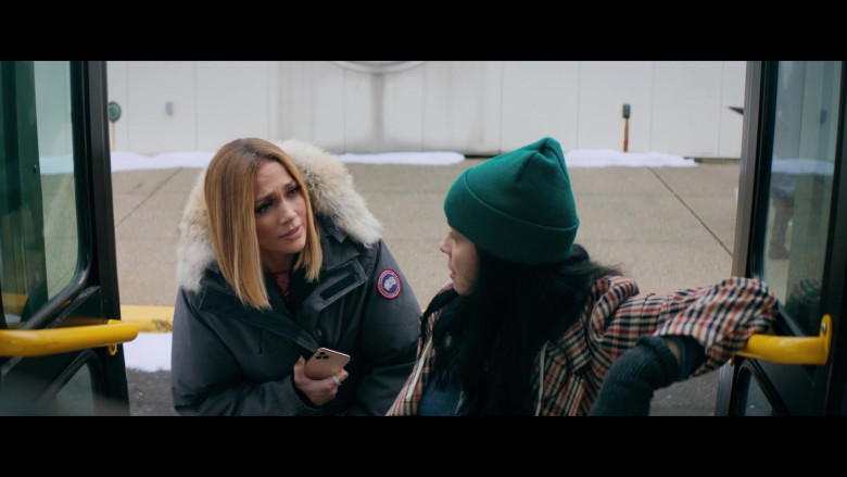 Canada Goose Parka Jacket of Jennifer Lopez as Kat Valdez in Marry Me 2022 Movie (4)