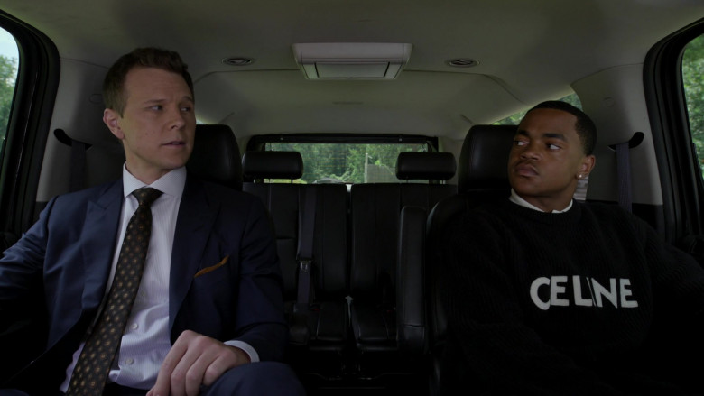 Celine Men's Knitted Sweater Casual Style of Michael Rainey Jr. as Tariq St. Patrick in Power Book II Ghost S02E10 (1)