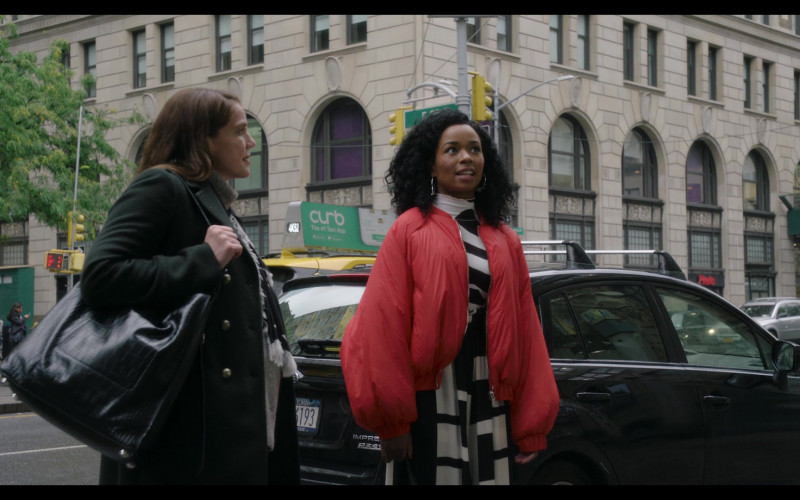 Curb Taxi App (On-Demand Rides) Ad in Inventing Anna S01E05 Check Out Time (2022)
