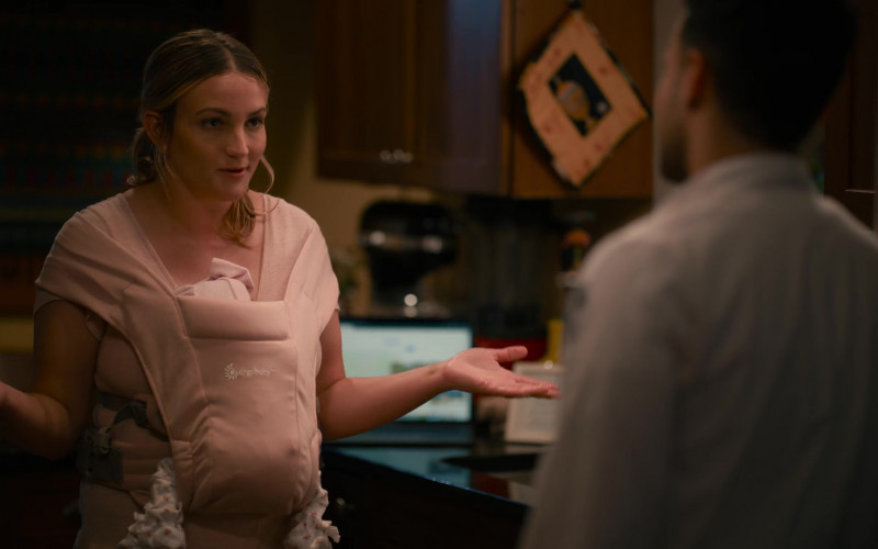 Ergobaby Baby Carrier Used by Jamie Lynn Spears as Noreen Fitzgibbons in Sweet Magnolias S02E08 The Rules of the Game (2022)