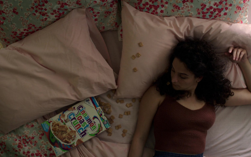 General Mills Cinnamon Toast Crunch Breakfast Cereal of Actress Jenny Slate as Emma in I Want You Back (2022)