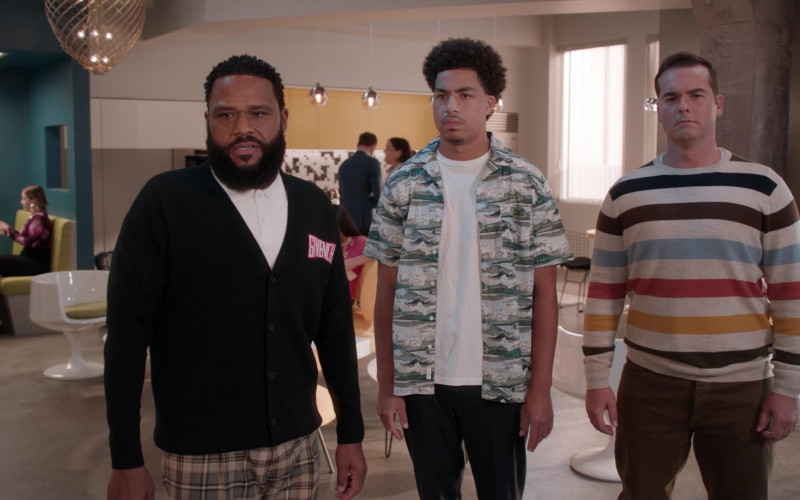 Givenchy Men’s Cardigan Worn by Anthony Anderson as Andre ‘Dre’ Johnson in Black-ish S08E07