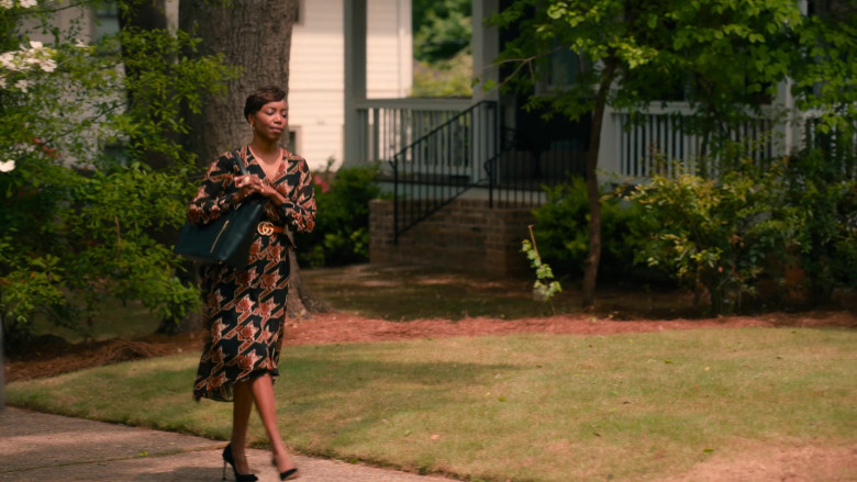 Gucci Dress Belt of Heather Headley as Helen Decatur in Sweet Magnolias S02E02 So Much to Say (2022)
