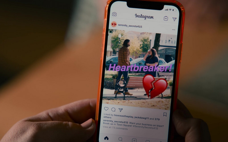 Instagram Social Network in Sweet Magnolias S02E05 Great Expectations (2022)