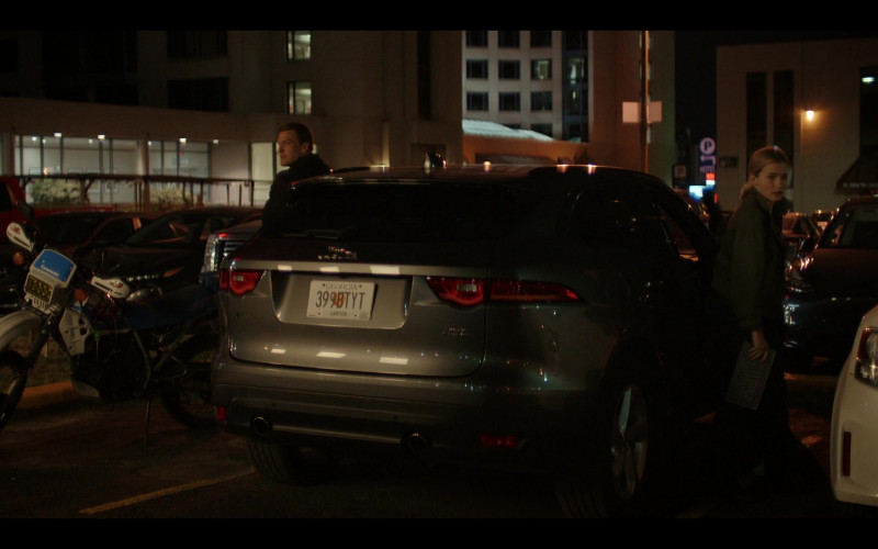 Jaguar F-Pace Car of Cast Member Alan Ritchson as Jack Reacher in Reacher S01E04 In a Tree (1)