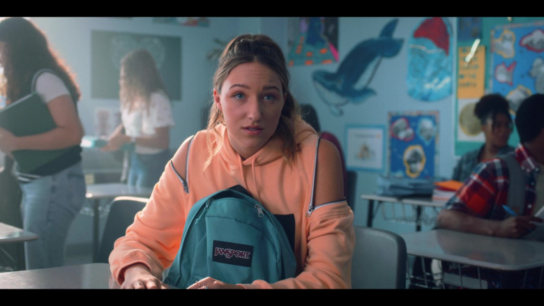 JanSport Backpack of Ava Michelle as Jodi Kreyman in Tall Girl 2 (2022)