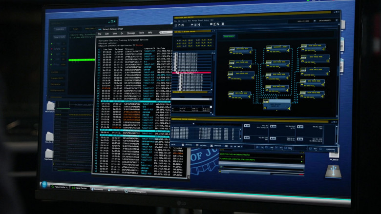 LG Monitor in The Blacklist S09E10 Arcane Wireless (2022)