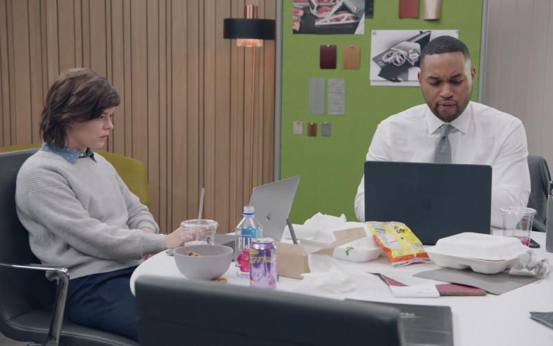 LaCroix and Fiji Water, Apple MacBook Notebooks, UTZ Chips in American Auto S01E08 Employee Morale (2022)