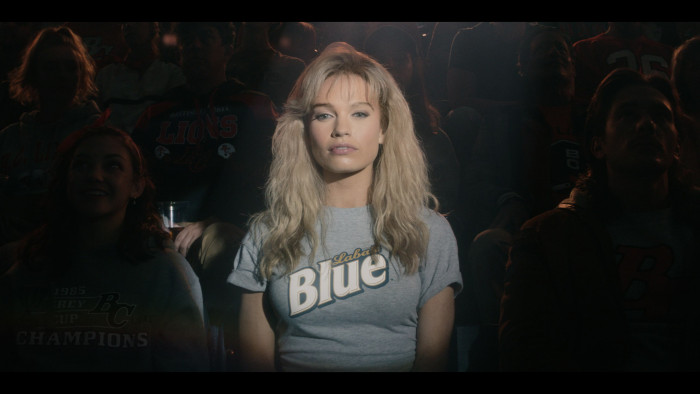 Labatt Blue T-Shirt Worn By Lily James As Pamela Anderson In Pam ...