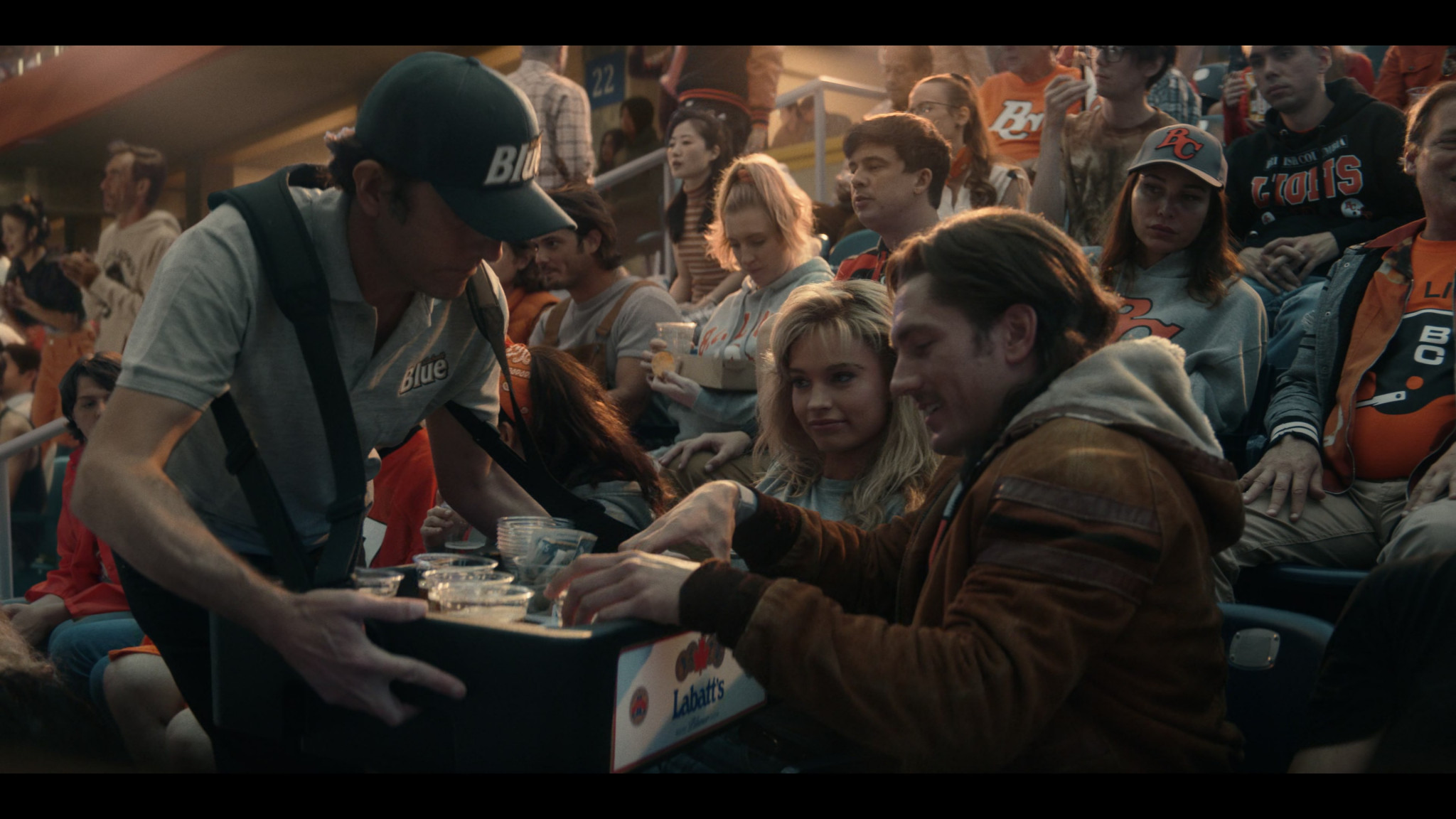 Labatt's Beer Enjoyed By Lily James As Pamela Anderson In Pam & Tommy