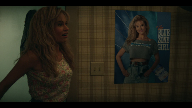 Labatt's Canadian Lager ‘The Blue Zone Girl' Poster Starring by Lily James as Pamela Anderson in Pam & Tommy S01E06 (2)