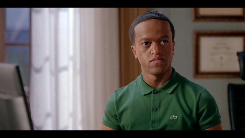 Lacoste Green Polo Shirt Worn by Actor Rance Nix as Dana King in The Kings of Napa S01E06 Mo Bottled Blues (1)