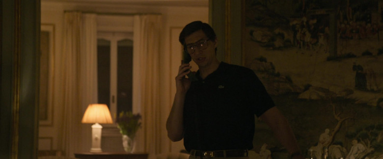 Lacoste Polo Shirts of Adam Driver as Maurizio Gucci in House of Gucci (1)