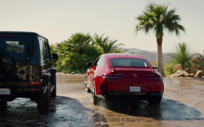 Mercedes-Benz G-Glass SUV and Mercedes-AMG GT Red Car in Promised Land S01E04 El Regalo (The Gift) (2022)