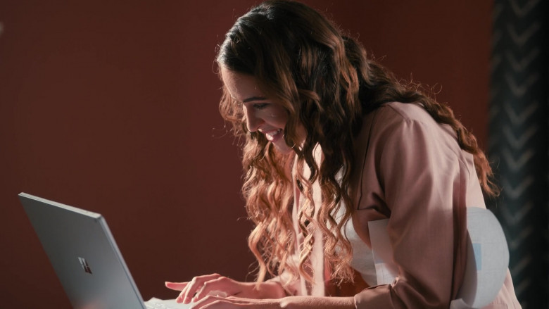 Microsoft Surface Laptop Computer Used by Actress in Sweet Magnolias S02E04 Walk of Faith (2022)