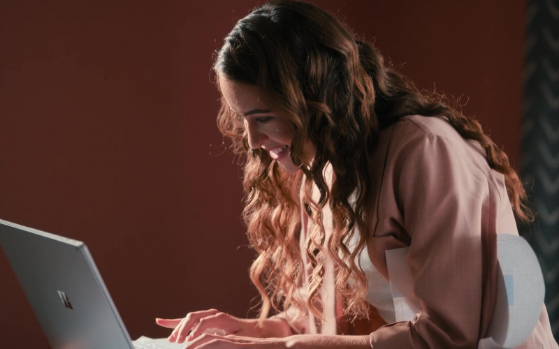 Microsoft Surface Laptop Computer Used by Actress in Sweet Magnolias S02E04 Walk of Faith (2022)