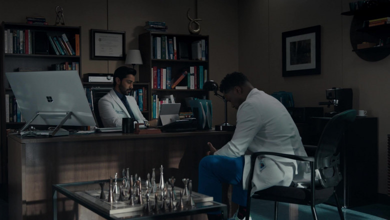 Microsoft Surface Studio AIO PC and Surface Tablet Used by Manish Dayal as Devon Pravesh in The Resident S05E11 Her Heart (2022)