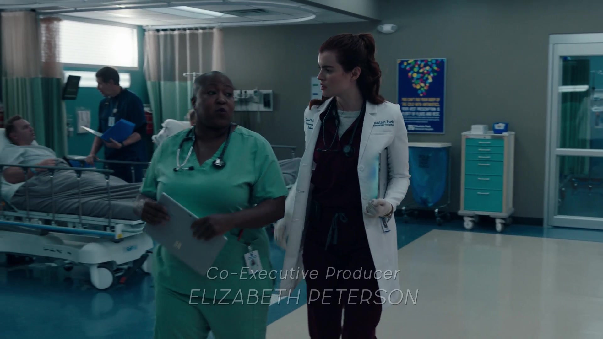 Microsoft Surface Tablet Held By Actress In The Resident S05E14 