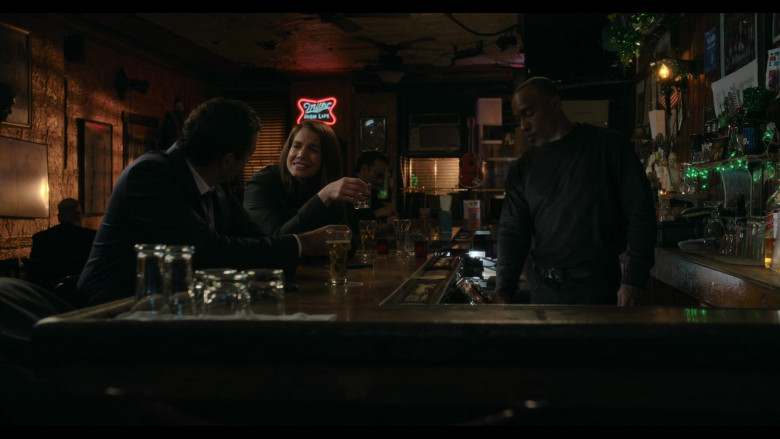 Miller High Life Beer Neon Sign in Inventing Anna S01E09 Dangerously Close (1)