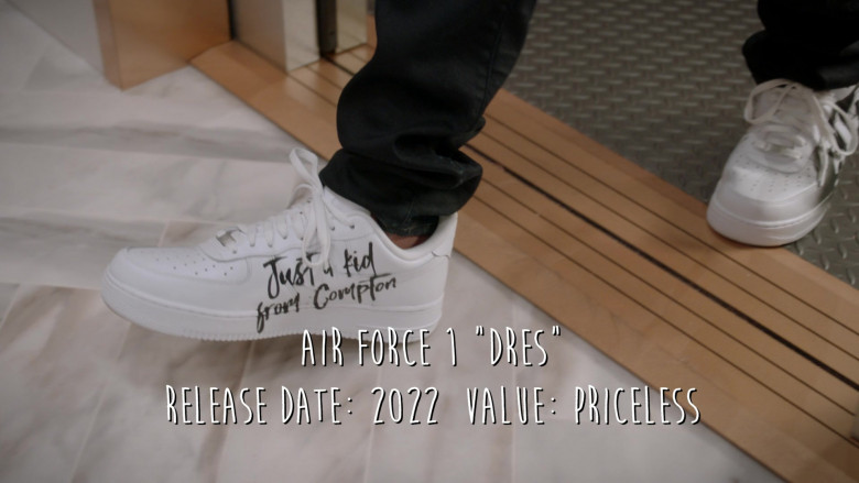 Nike Air Force 1 ‘DRES' Sneakers in Black-ish S08E07 Sneakers by the Dozen (2022)