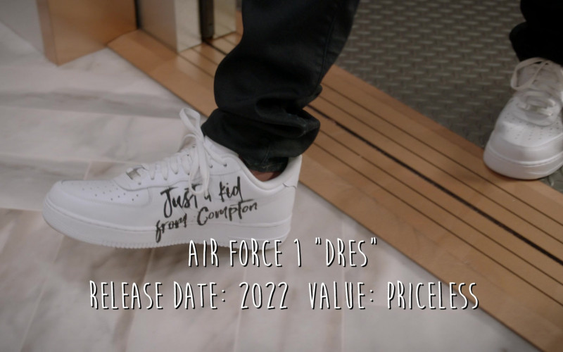 Nike Air Force 1 ‘DRES' Sneakers in Black-ish S08E07 Sneakers by the Dozen (2022)