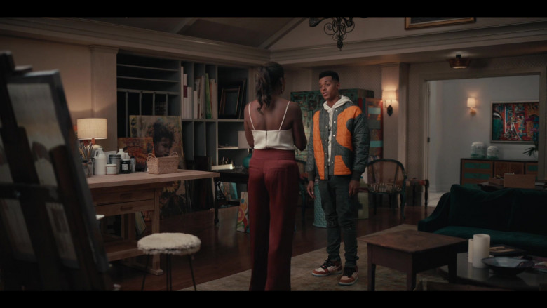 Nike Air Jordan 1 Sneakers Worn by Jabari Banks as Will Smith in Bel-Air S01E05 PA to LA (1)