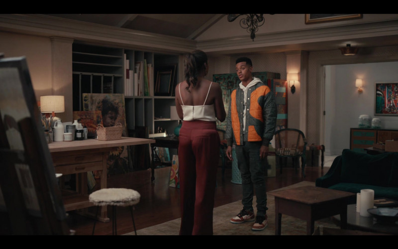 Nike Air Jordan 1 Sneakers Worn by Jabari Banks as Will Smith in Bel-Air S01E05 PA to LA (1)