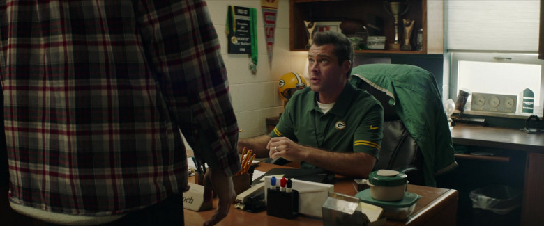 Nike Green Shirt of Brett Varvel as Steve ‘Mooch’ Mariucci in American Underdog (1)